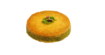 Kunefe with pistachio centerfilling